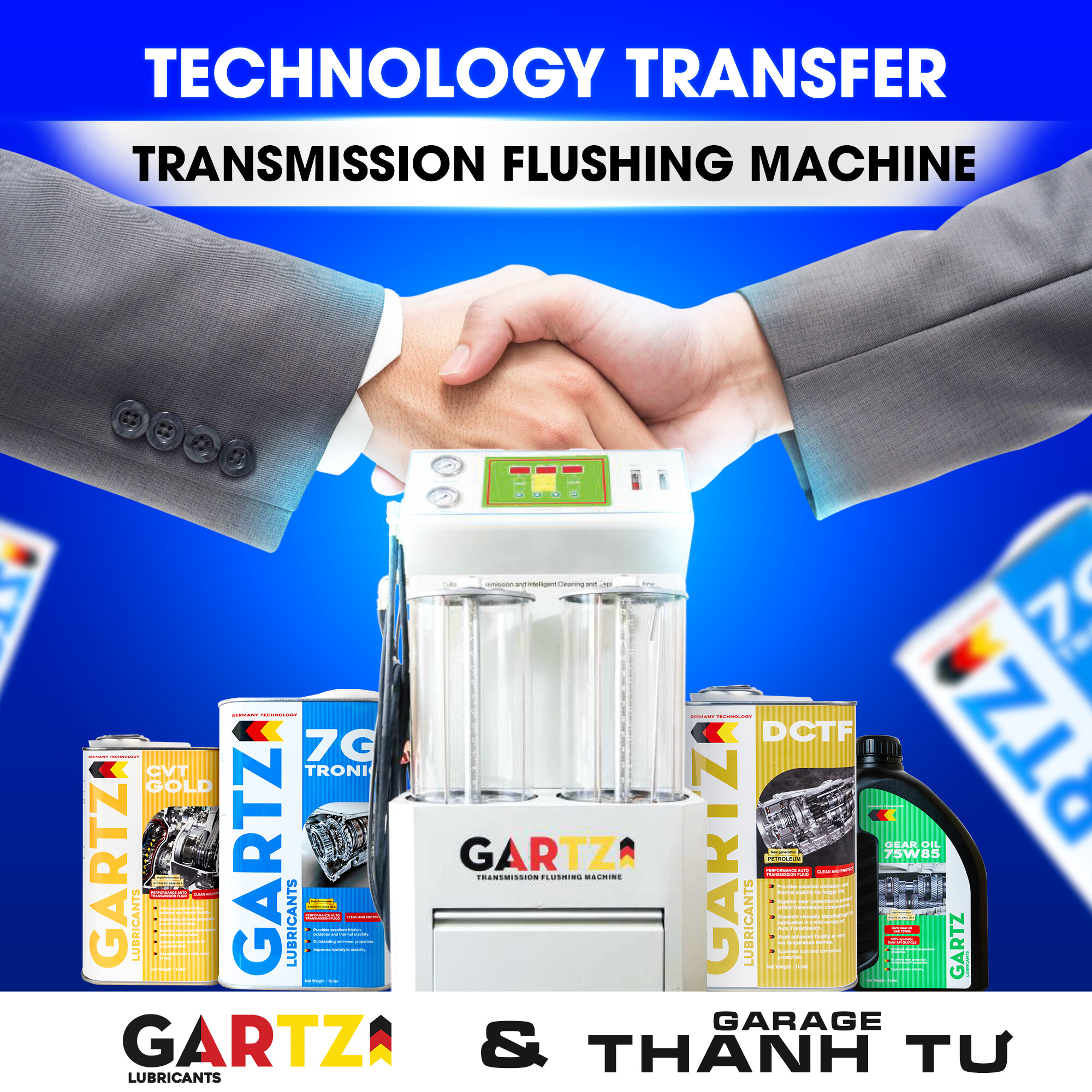 Gartz Delivers Circulating Oil And Gear Oil Changing Machine To Thanh Tu Garage In Quy Nhon