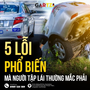 5 Lỗi Phổ Biến Mà Người Tập Lái Thường Mắc Phải