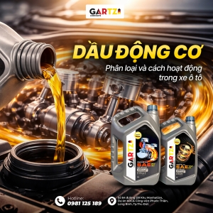 DẦU ĐỘNG CƠ LÀ GÌ? PHÂN LOẠI VÀ CÁCH HOẠT ĐỘNG TRONG XE Ô TÔ