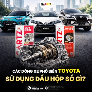 CÁC DÒNG XE PHỔ BIẾN TOYOTA DÙNG DẦU HỘP SỐ GÌ?