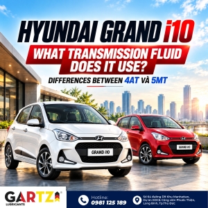 What type of transmission fluid does the Hyundai Grand i10 use? How to identify the AT and MT versions based on the car