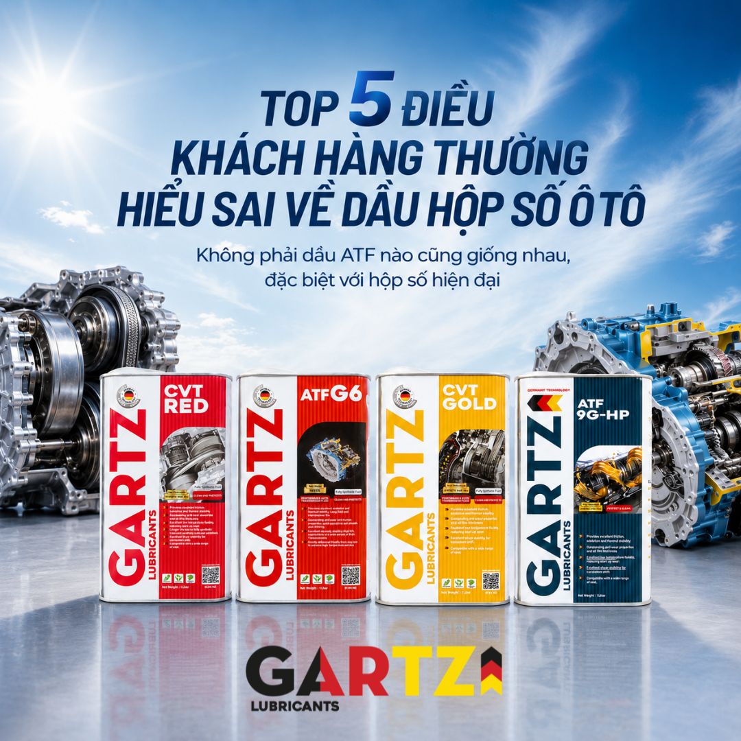 Top 5 điều khách hàng thường hiểu sai về dầu hộp số ô tô