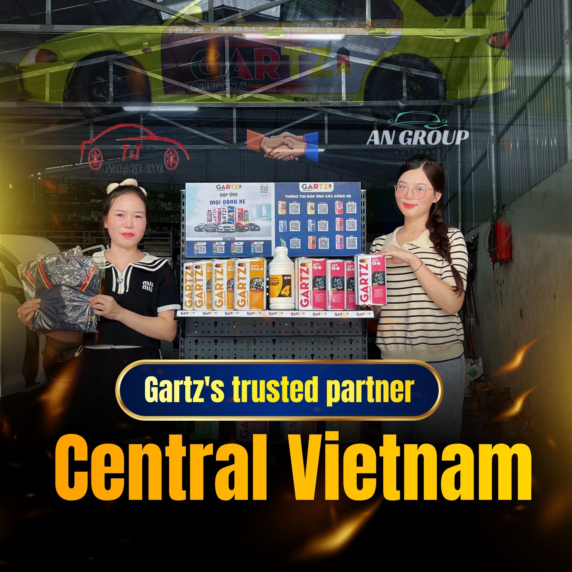 An Group (9188 Auto) - Strategic Distributor of Gartz in Thanh Hoa & Central Region
