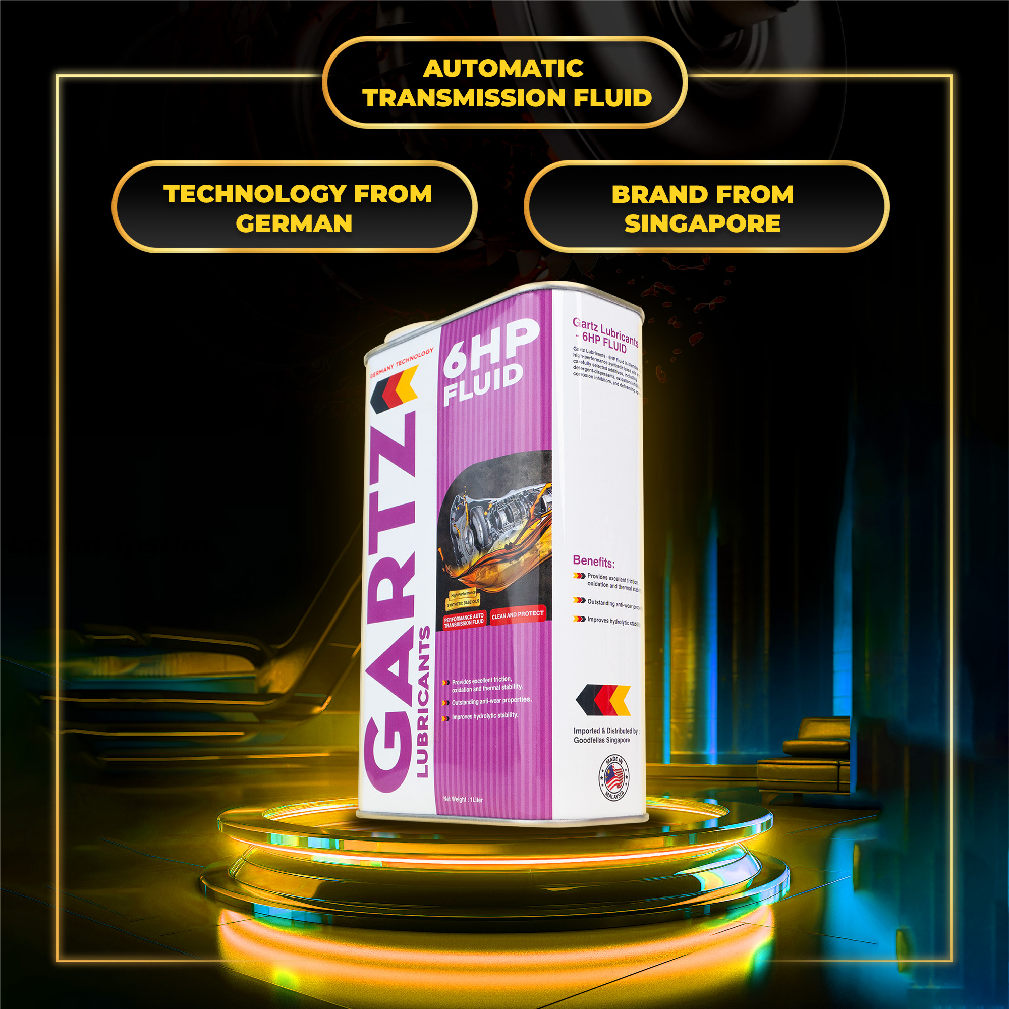 GARTZ 6HP AUTOMATIC TRANSMISSION FLUID