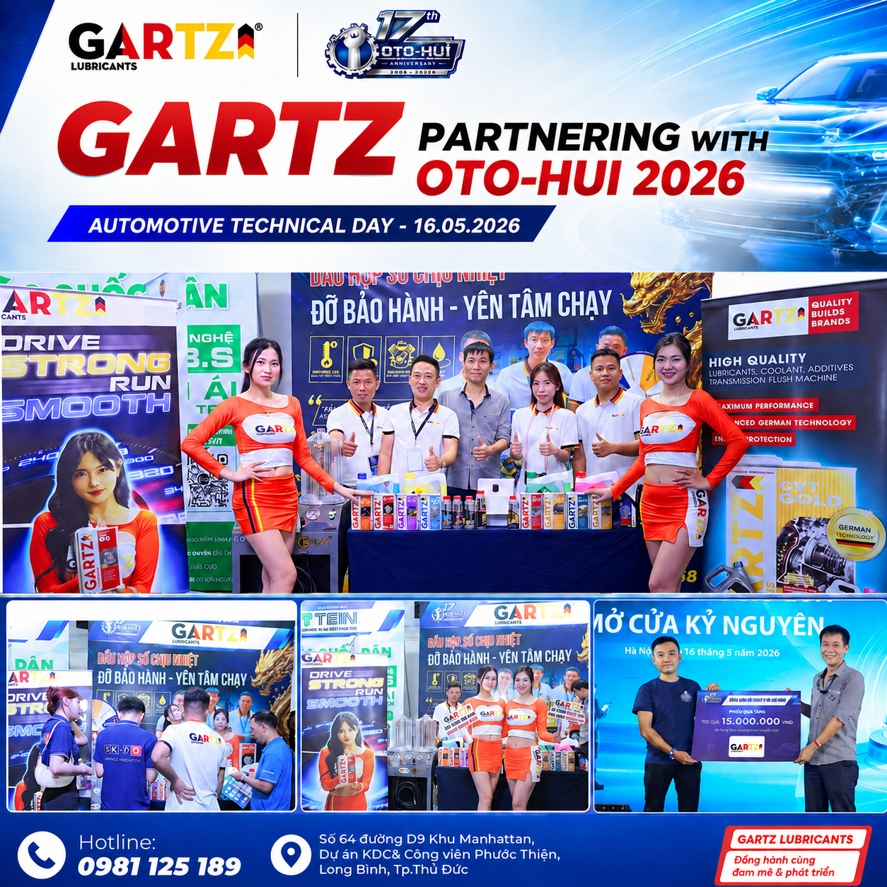 Gartz partners with the Automotive Engineering Festival – Celebrating 17 Years of OTO-HUI.