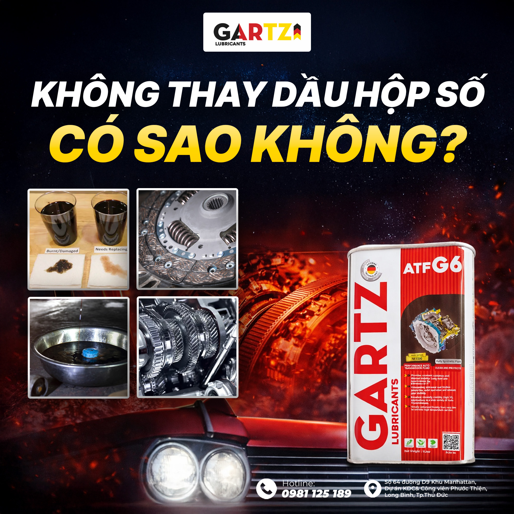 KHÔNG THAY DẦU HỘP SỐ CÓ SAO KHÔNG? SỰ THẬT NHIỀU NGƯỜI BỎ QUA