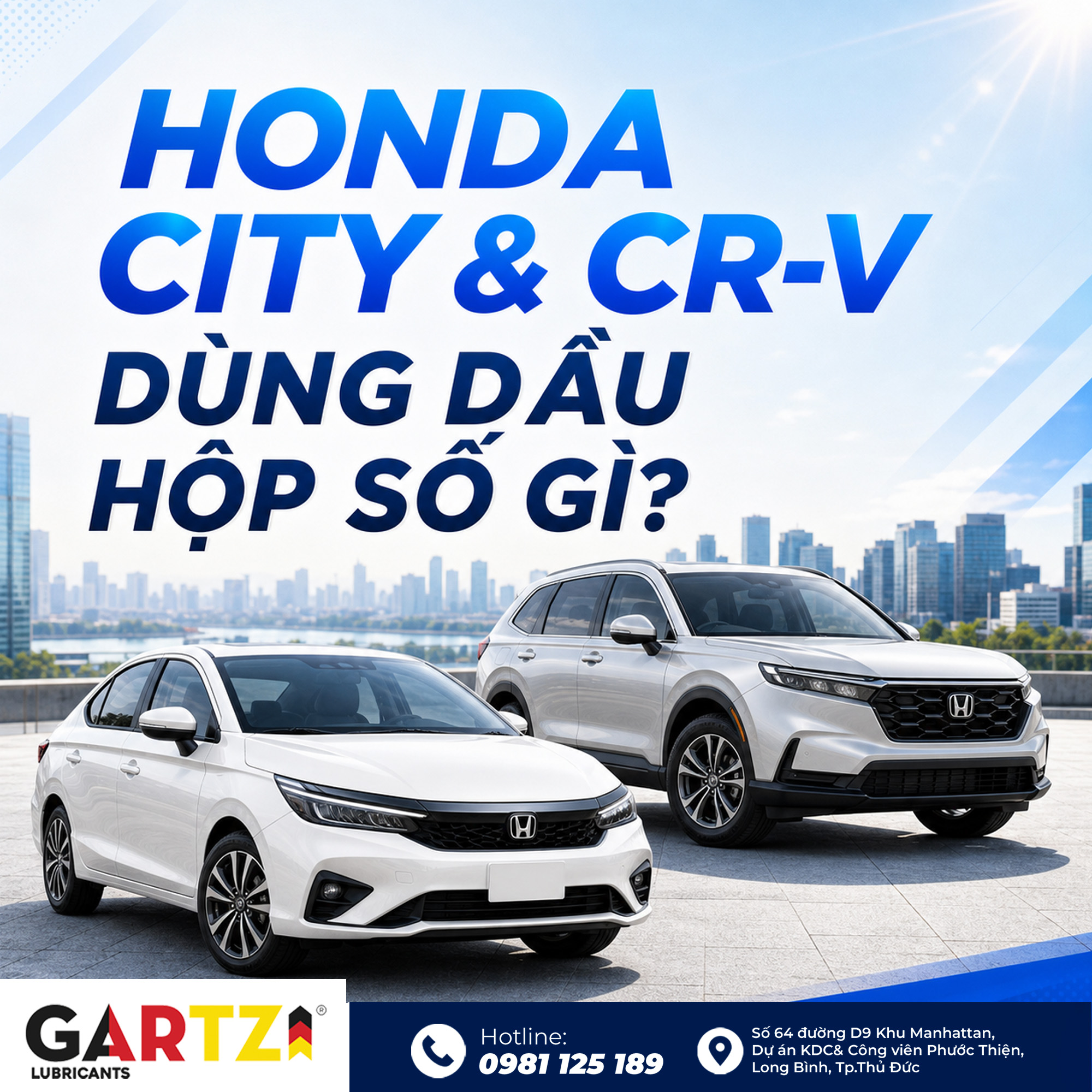 Honda City, CR-V dùng dầu hộp số gì? Phân biệt HCF-2, ATF DW-1 và e-CVT