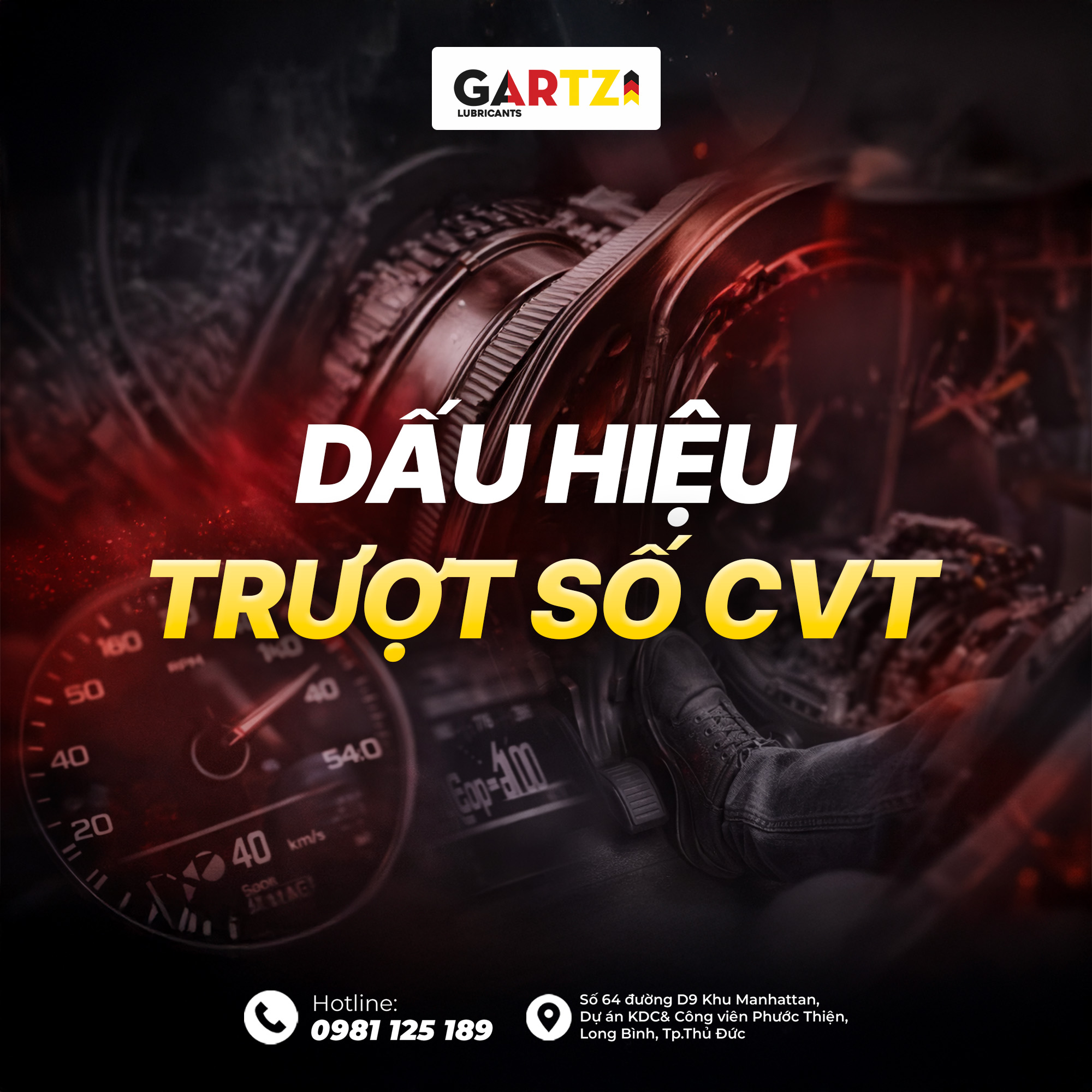 DẤU HIỆU TRƯỢT CÔN CVT LÀ GÌ?