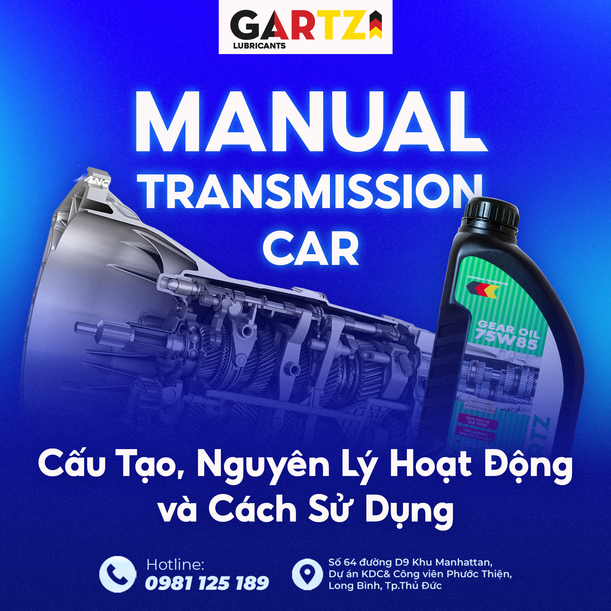 Manual transmission: Structure, operating principle and usage