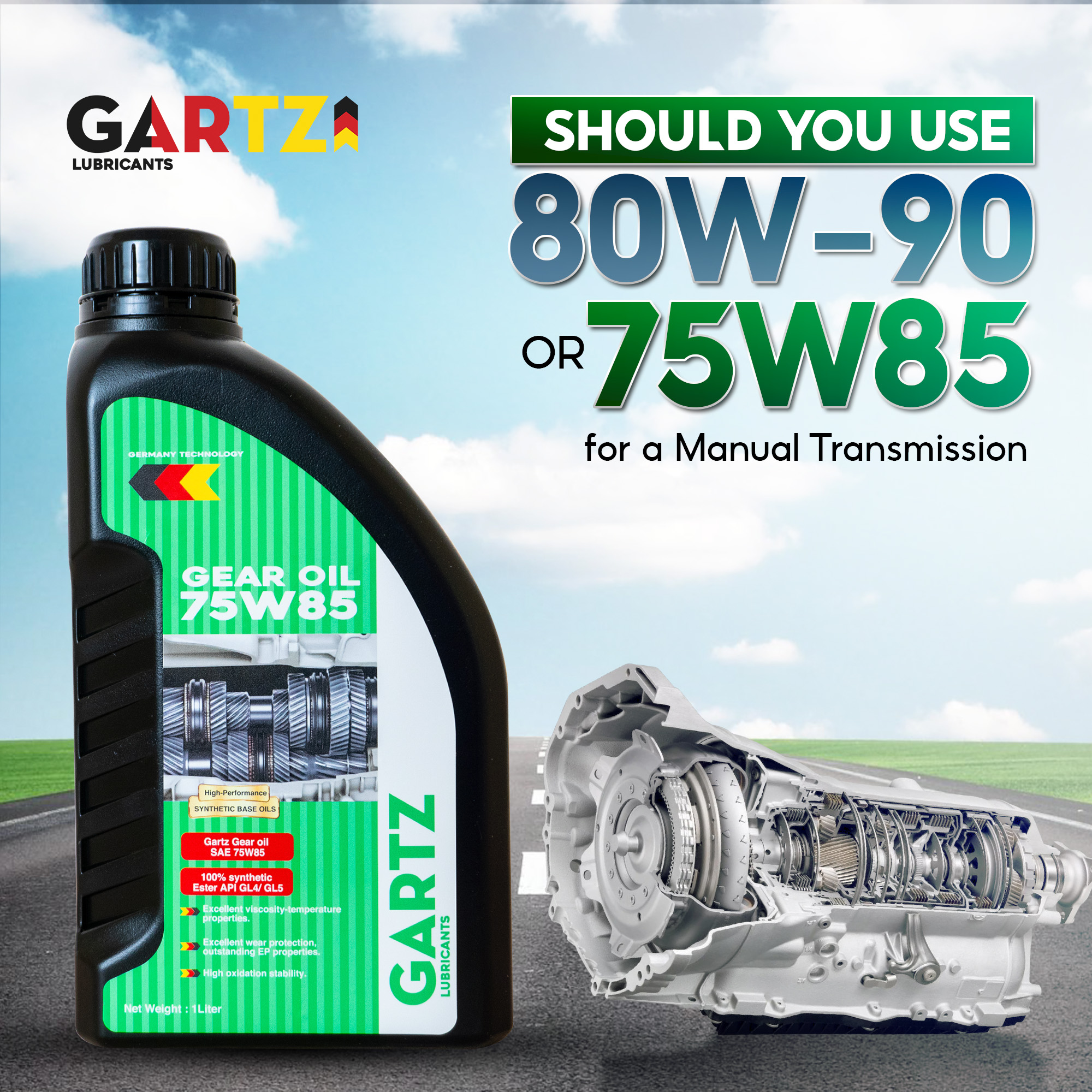Should You Use 80W-90 or 75W-85 Gear Oil for a Manual Transmission? A Detailed Comparison.
