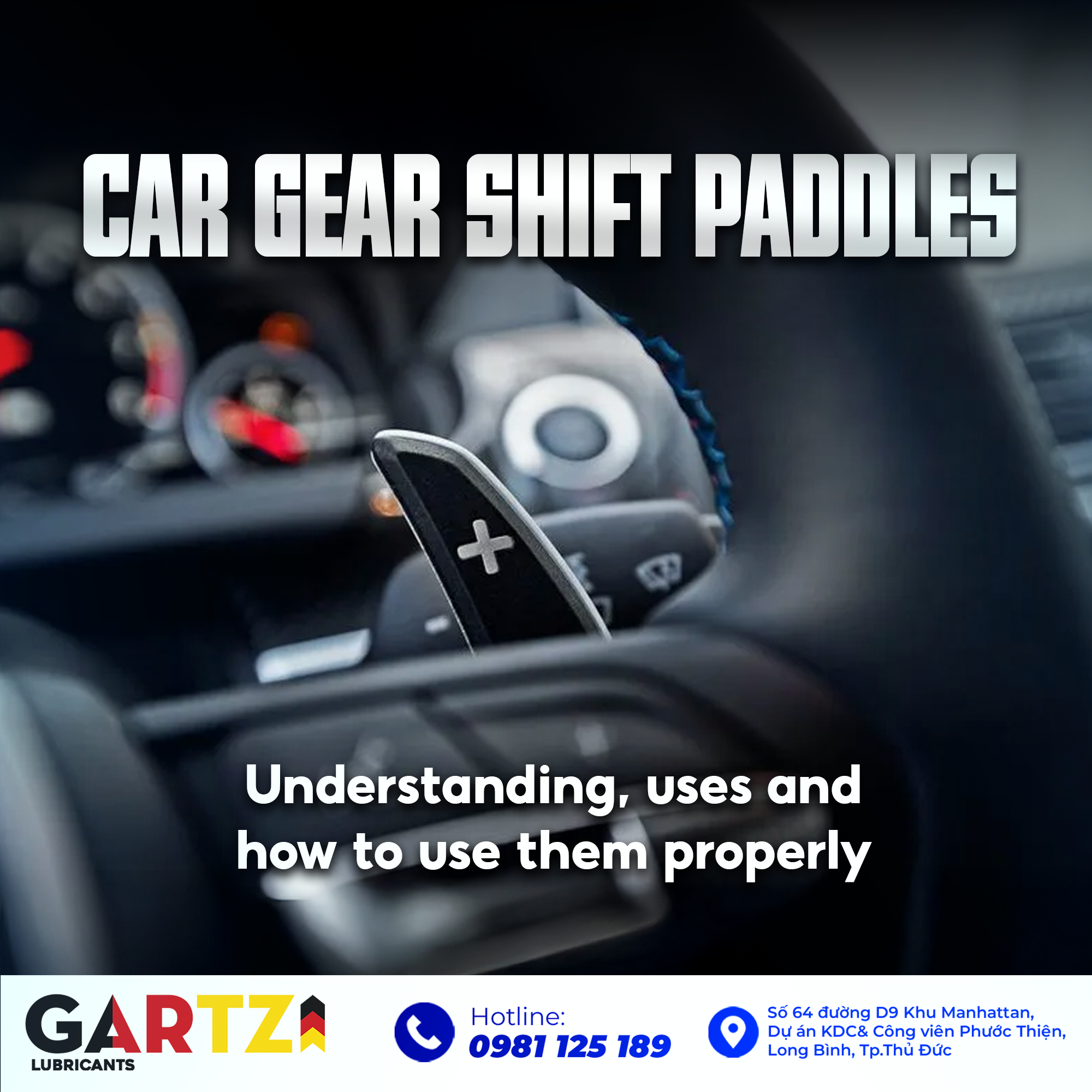 Car gear shift paddles: Understanding, uses and how to use them properly