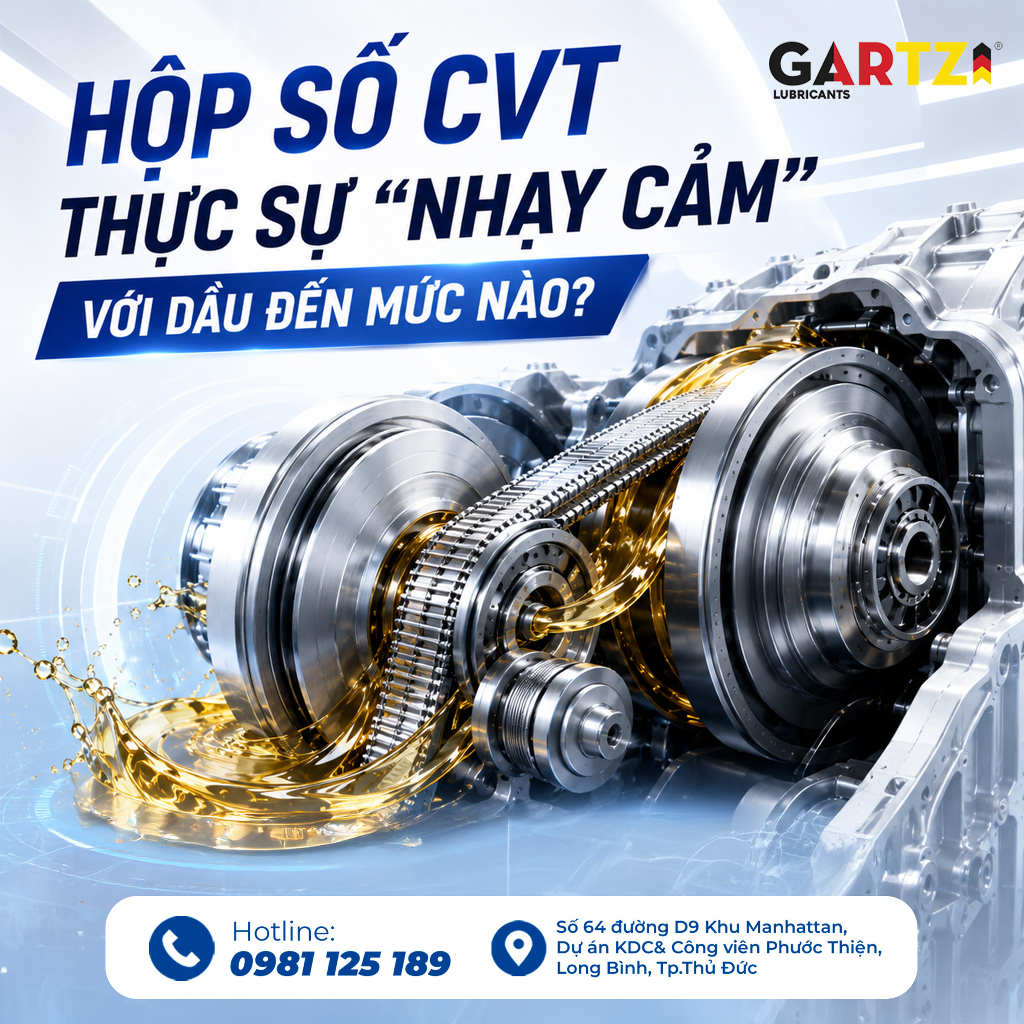 Hộp số CVT thực sự “nhạy cảm” với dầu đến mức nào?
