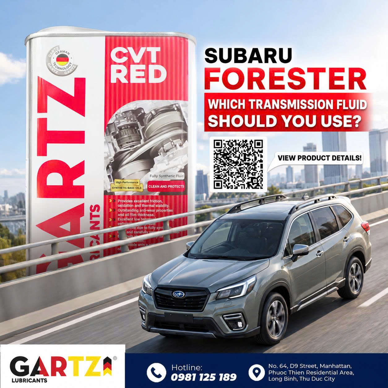 What type of transmission fluid does the Subaru Forester use? Check the correct type according to your vehicle model.