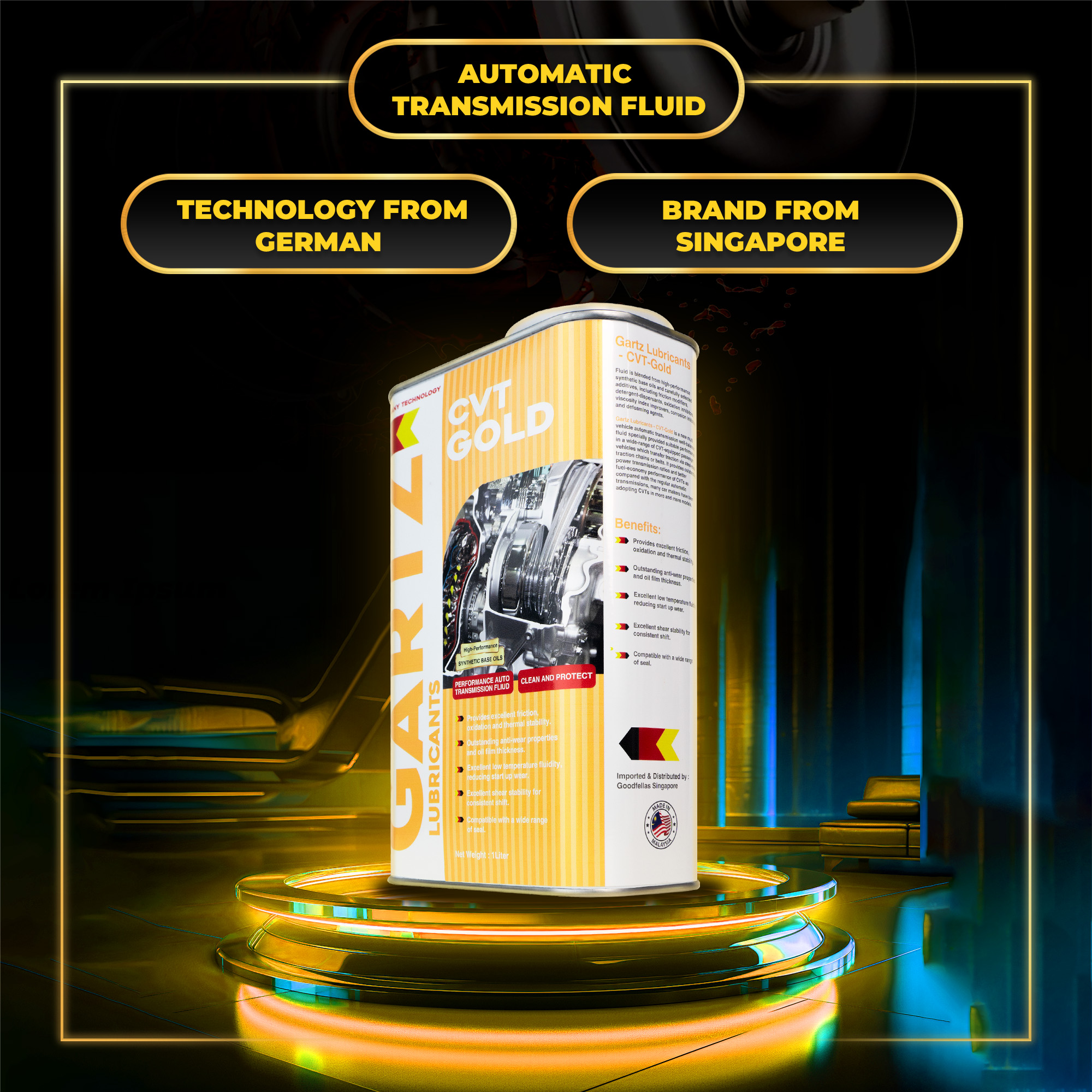 GARTZ CVT GOLD AUTOMATIC TRANSMISSION FLUID