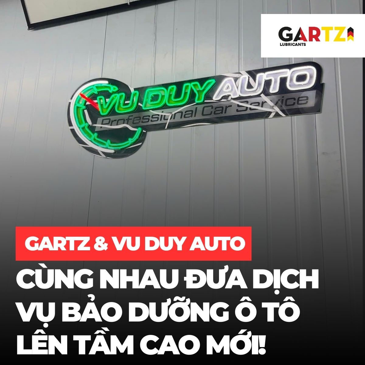 Gartz & Garage Ô Tô Vũ Duy – Cùng Nhau Đưa Dịch Vụ Bảo Dưỡng Ô Tô Lên Tầm Cao Mới!