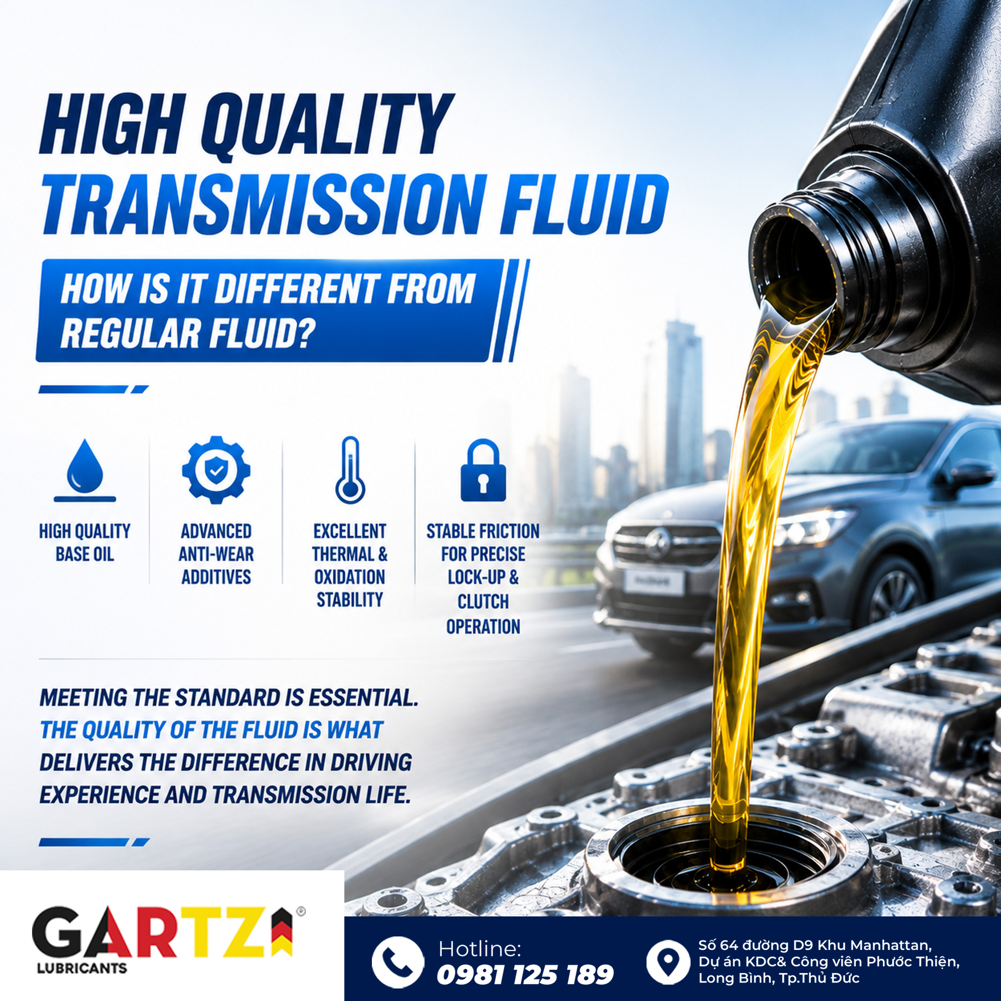 What are the differences between high-quality transmission fluid and standard transmission fluid?