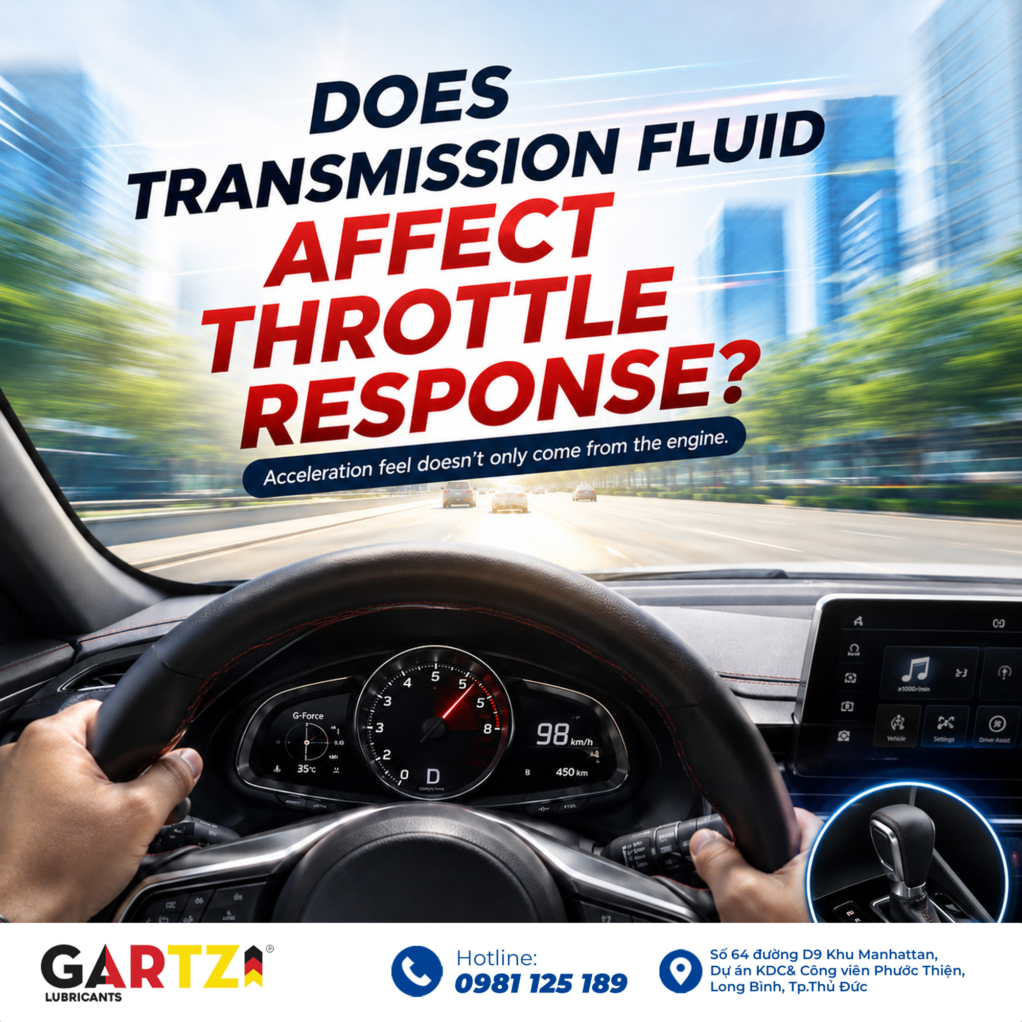 How does transmission fluid affect throttle response?