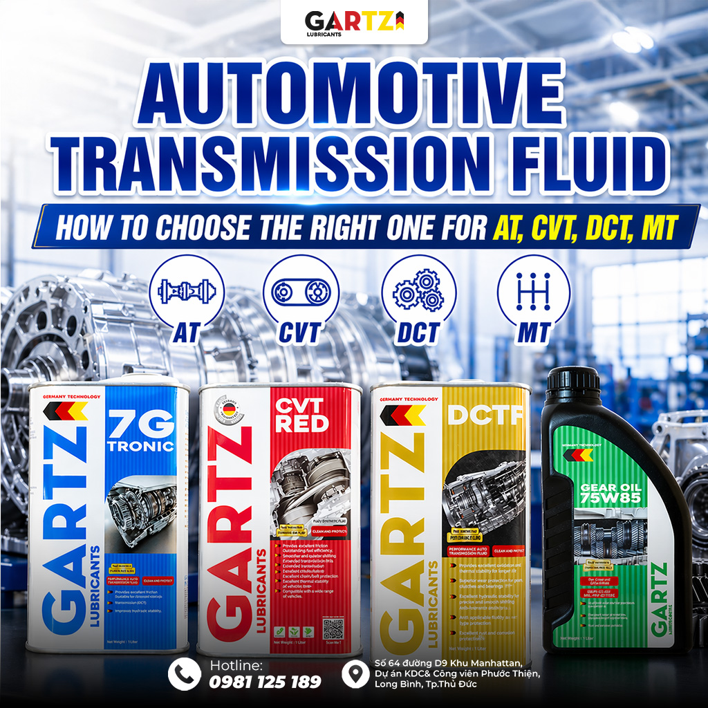 Automotive transmission fluid and how to choose the right one for each type: AT, CVT, DCT, MT