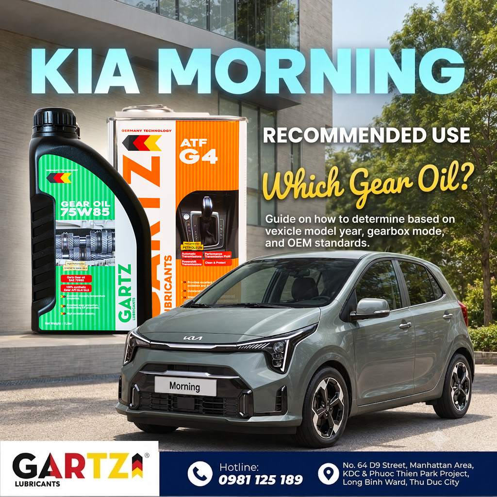 How many liters of transmission fluid are needed for a Kia Morning? Differentiate between drain volume and total system capacity.