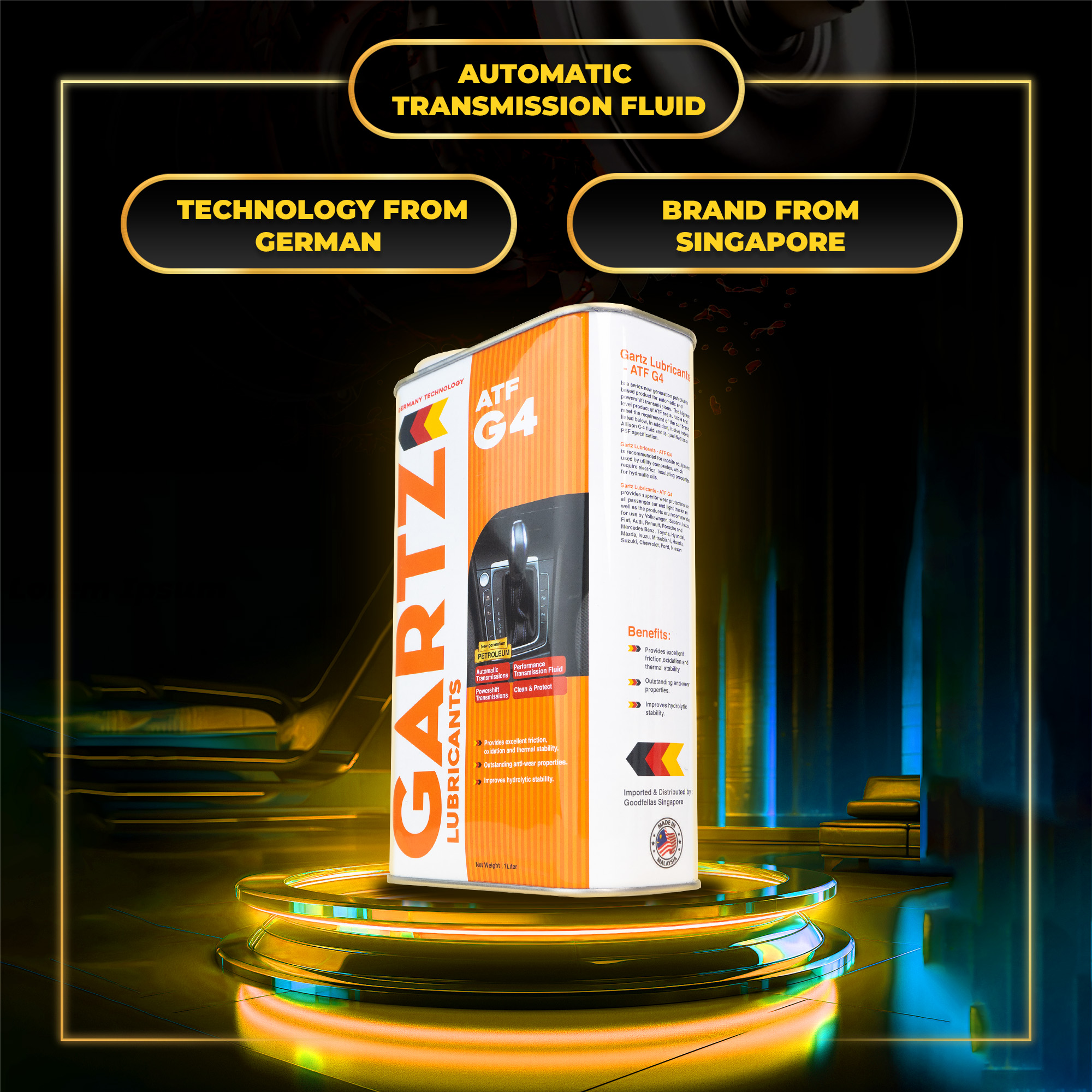 GARTZ G4 AUTOMATIC TRANSMISSION FLUID 