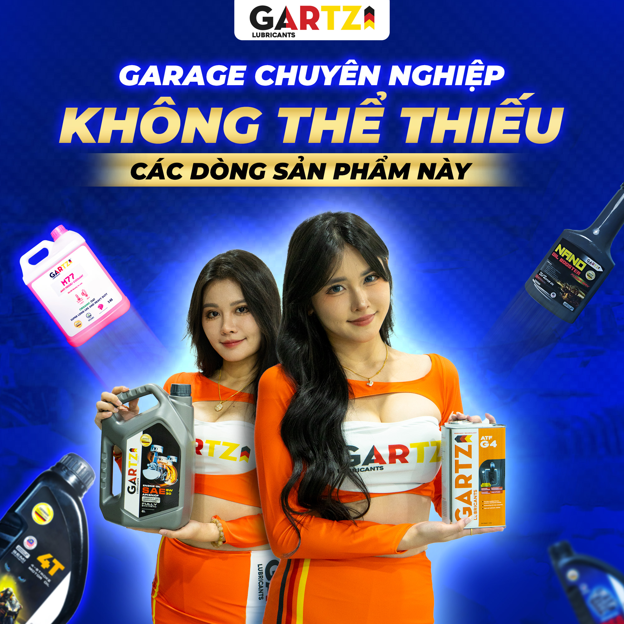 Garage Chuyên Nghiệp Không Thể Thiếu Các Dòng Sản Phẩm Này