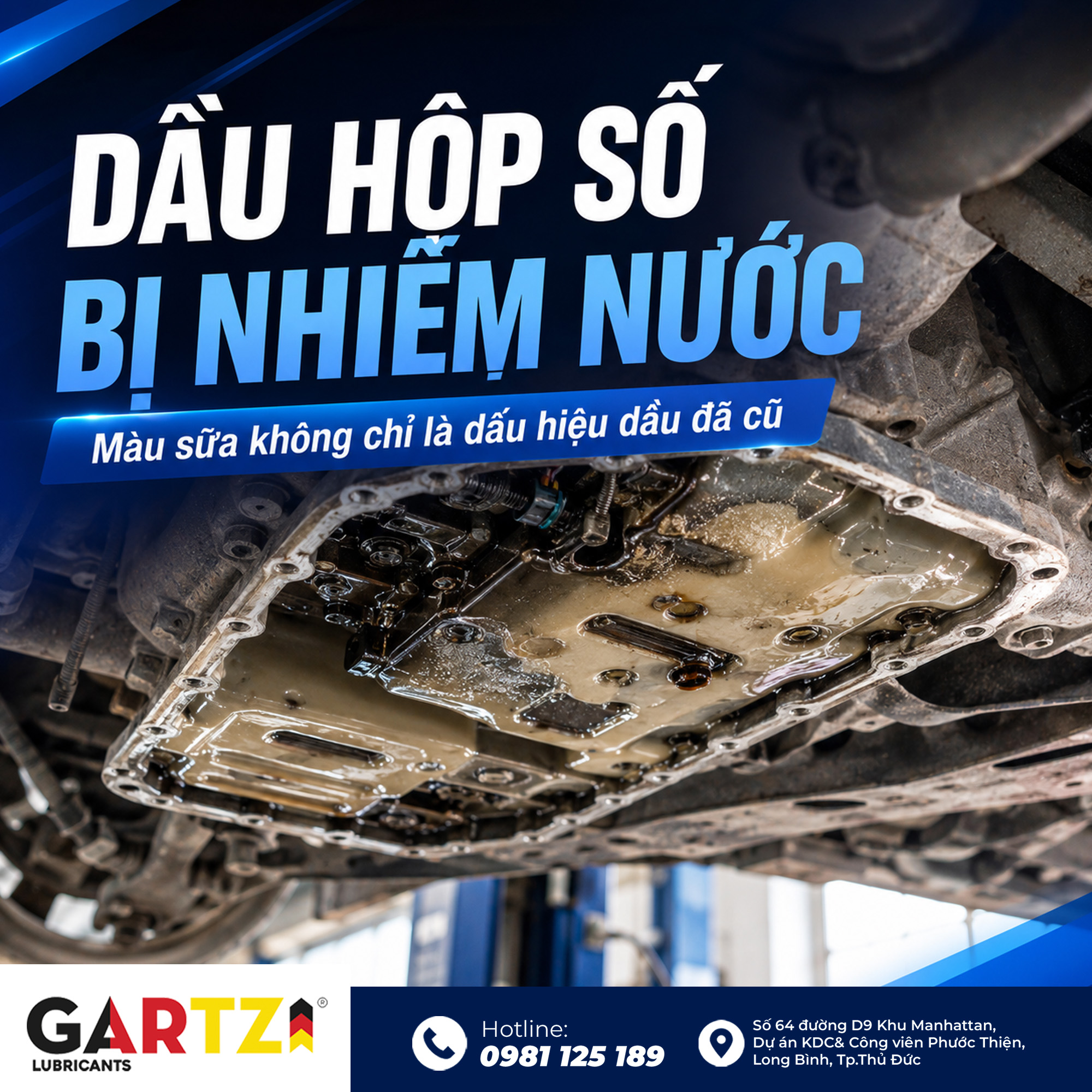 Dầu hộp số bị nhiễm nước nguy hiểm như thế nào?
