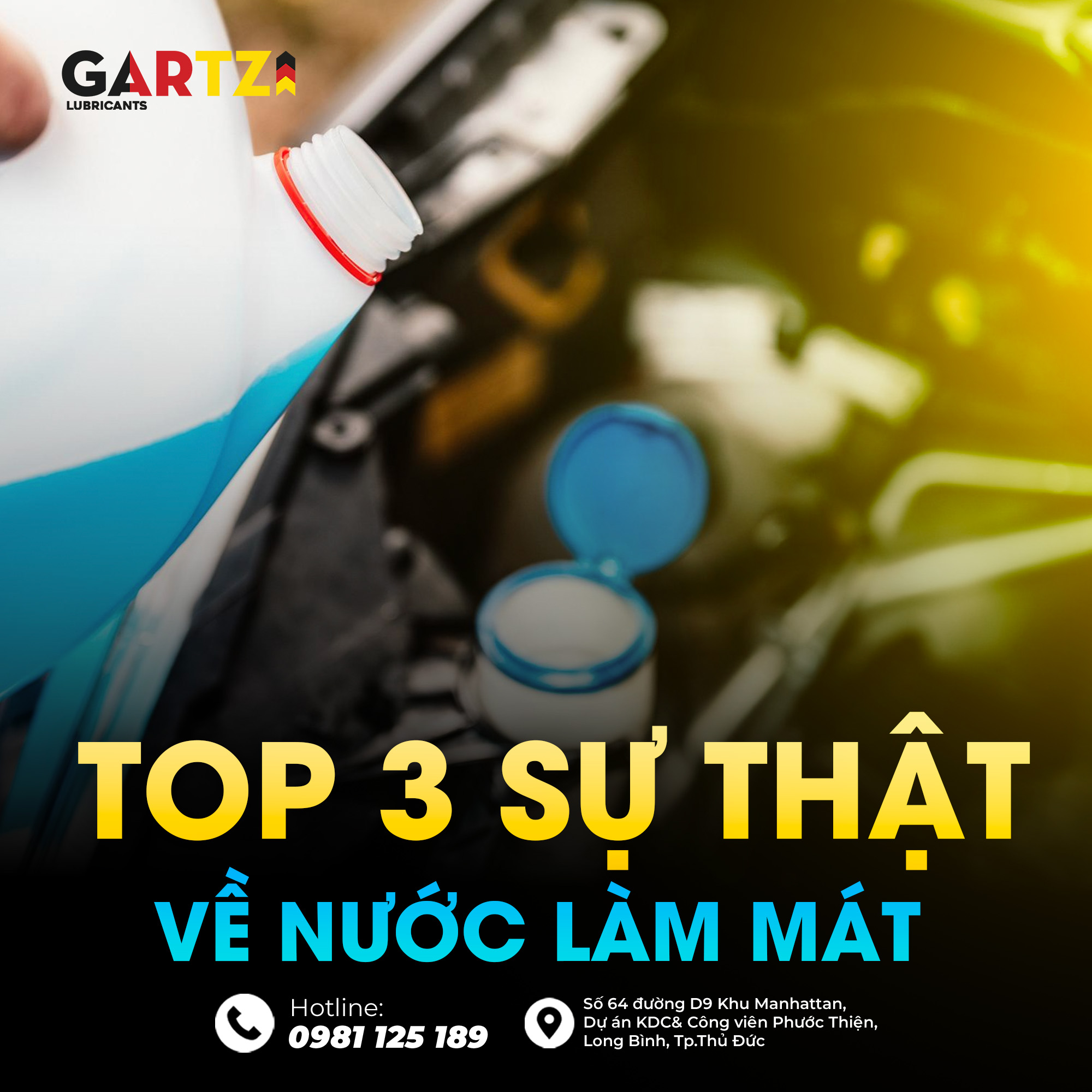 Top 3 Sự Thật Về Nước Làm Mát Ô Tô