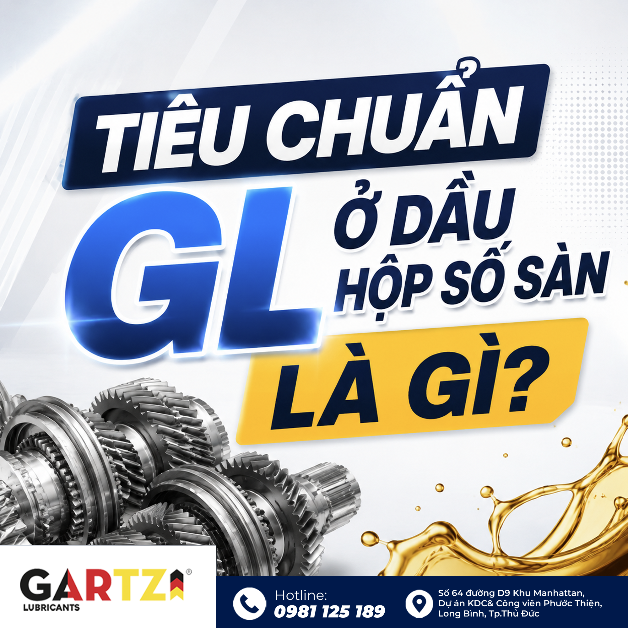 Dầu hộp số sàn 75W-85 là gì? Khi nào dùng GL-4 và khi nào không nên thay thế tùy tiện