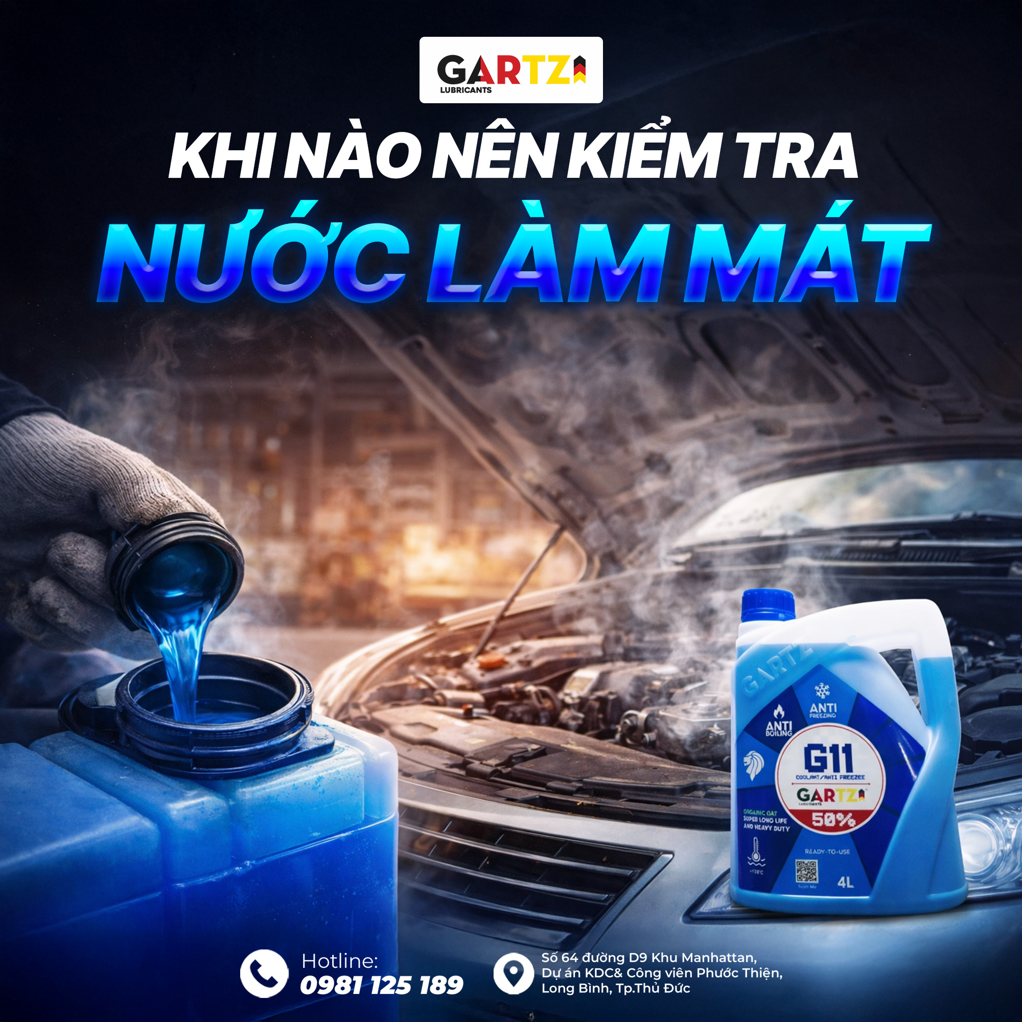 KHI NÀO NÊN KIỂM TRA NƯỚC LÀM MÁT?