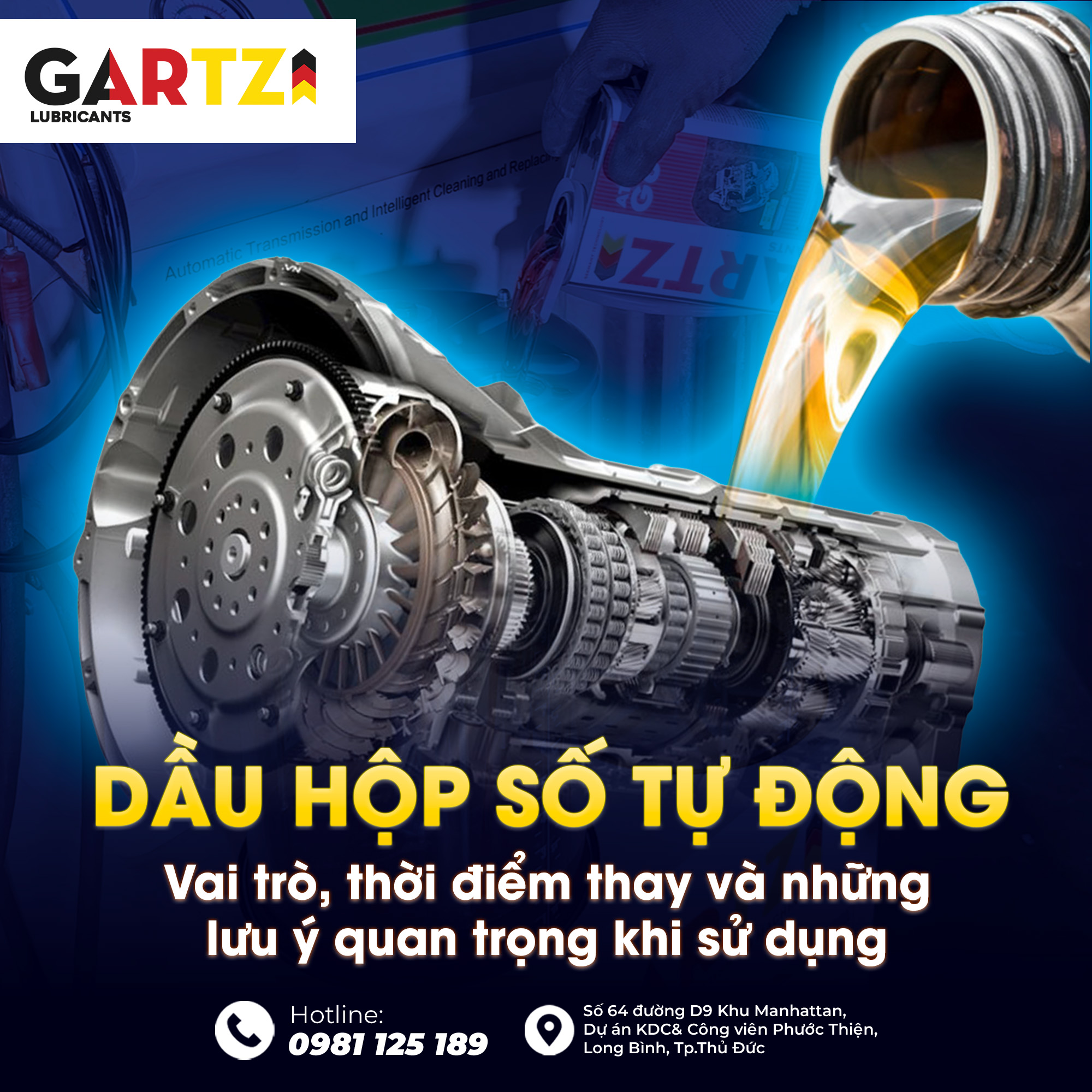 Dầu hộp số tự động: Vai trò, thời điểm thay và những lưu ý quan trọng khi sử dụng