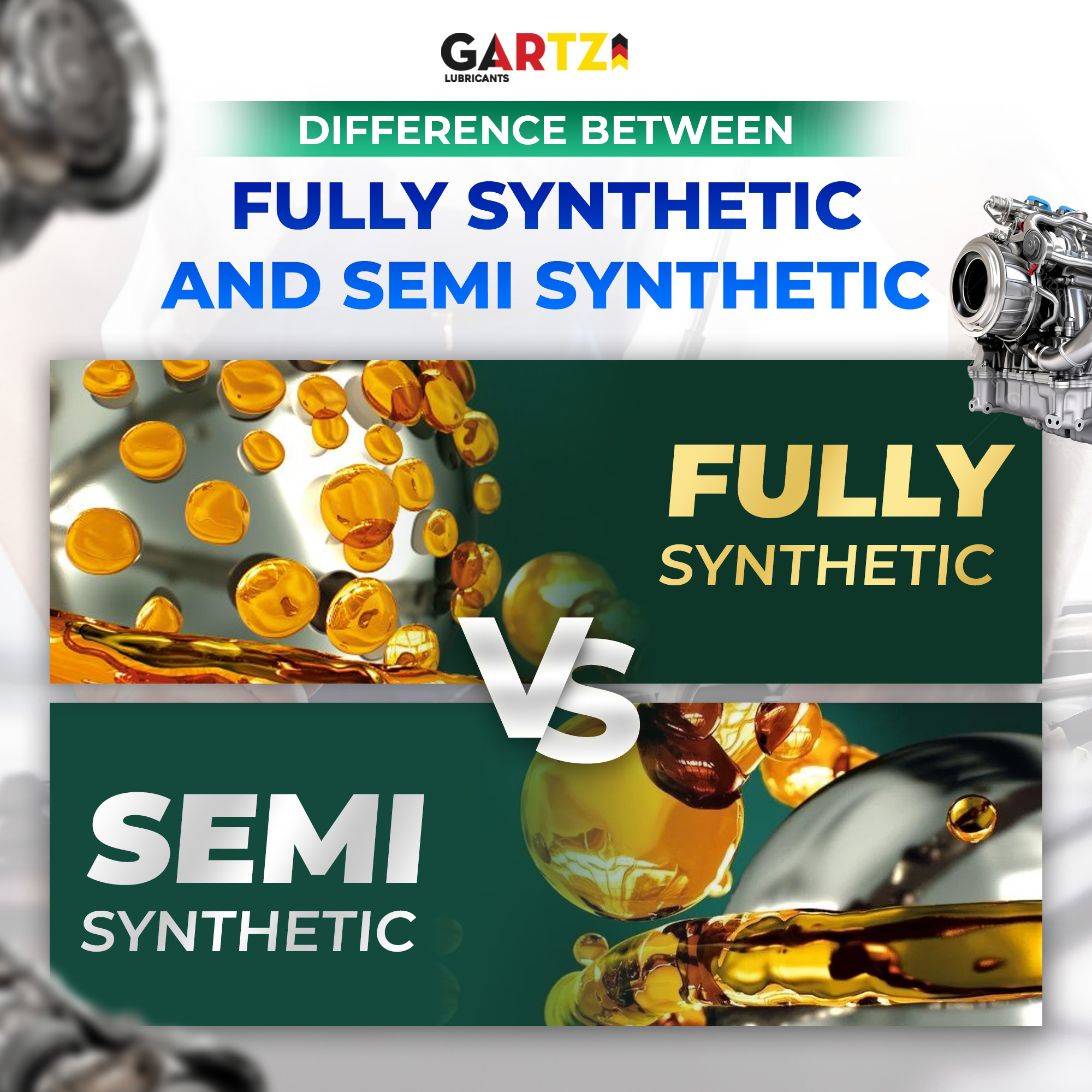 Difference between synthetic and semi-synthetic oil – What should a garage advise?